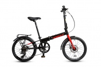 Велосипед HORST Katran (24) черный/красный